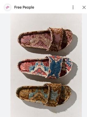 Free people Woven Wonders Footbed Sandals